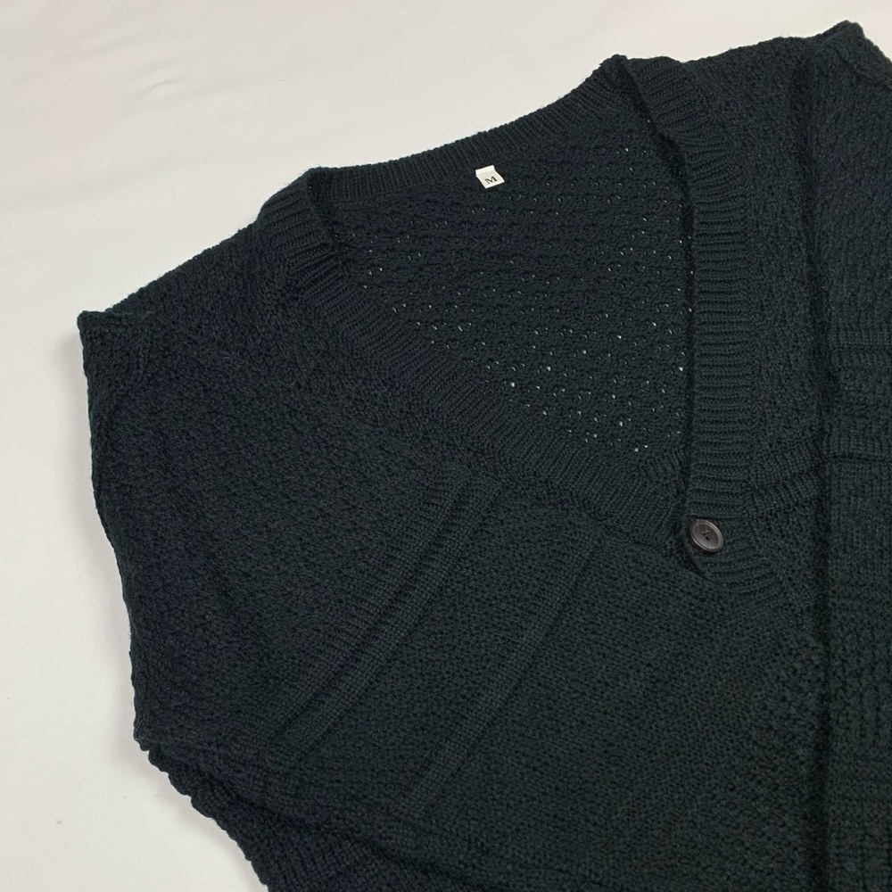 Black Knit Cardigan